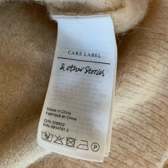 And Other Stories wool blend vneck cardigan, small - Picture 8 of 16